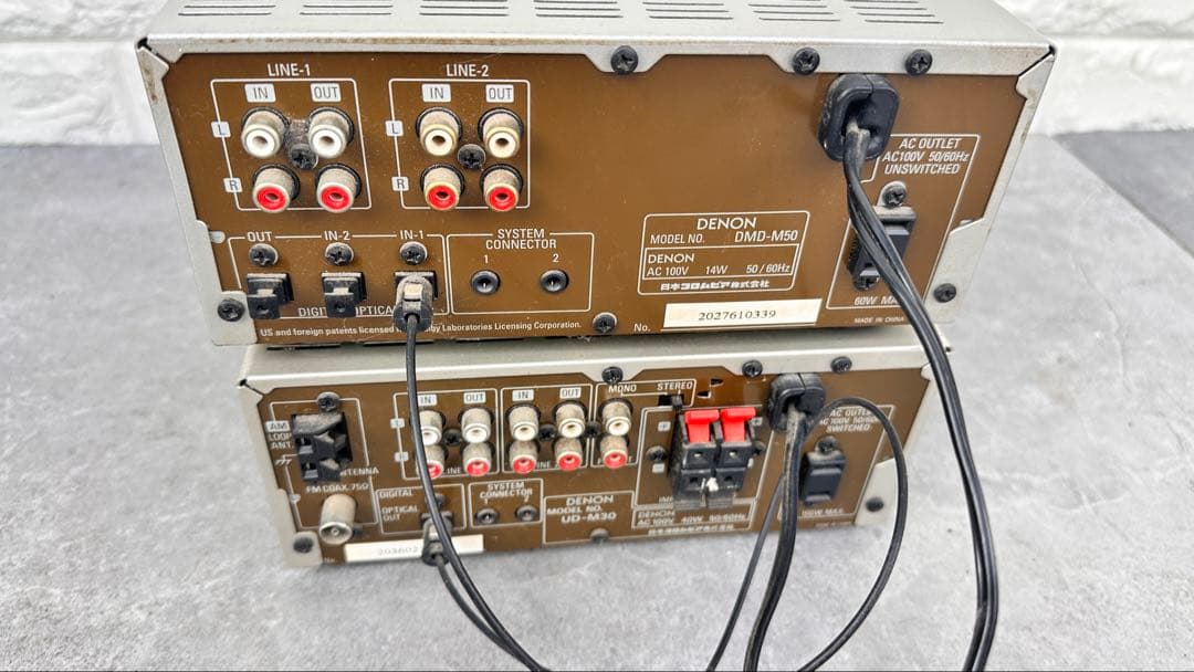DENON CDレシーバー UD-M30 & MDレコーダー DMD-M30