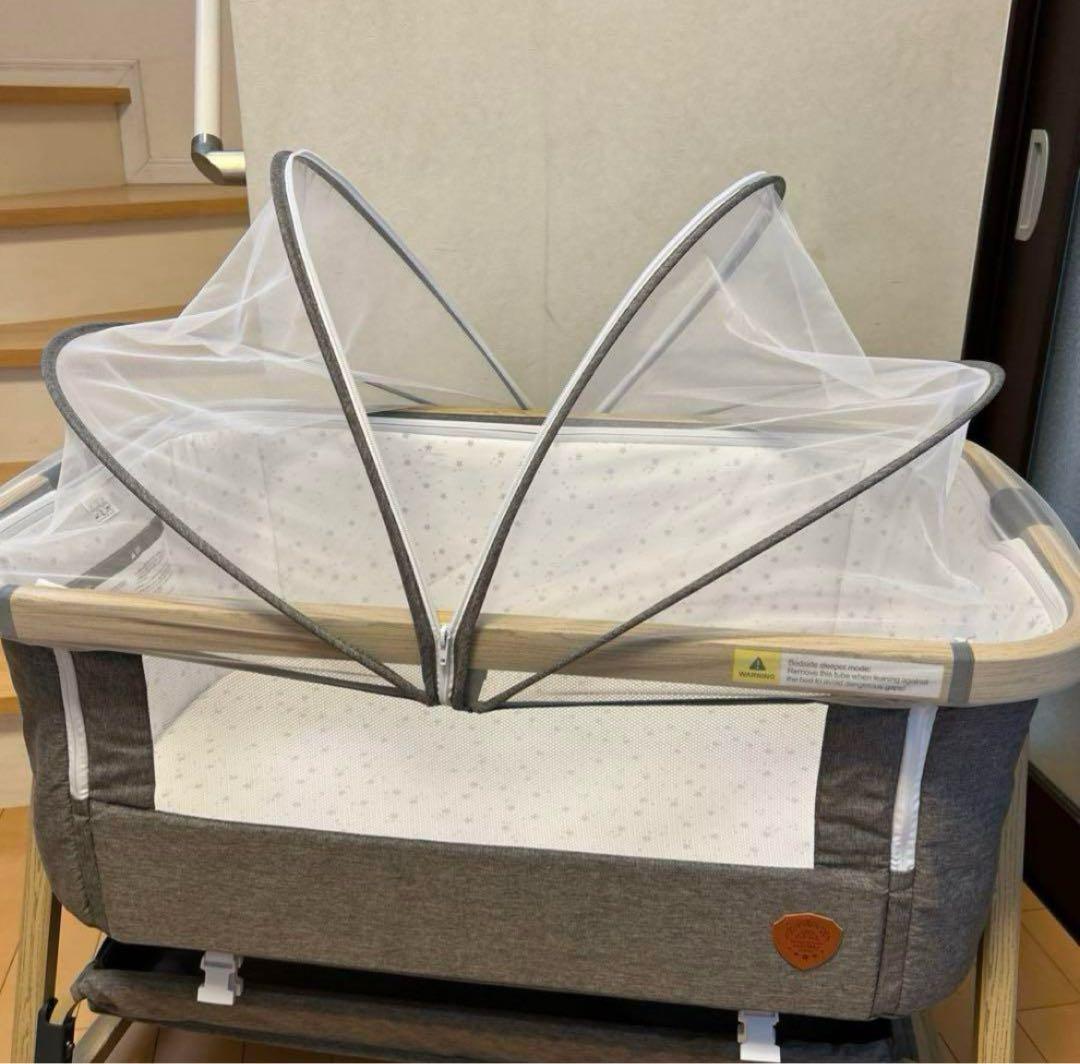 【付属品完備】HZDMJ 折りたたみ式 ベビーベッド