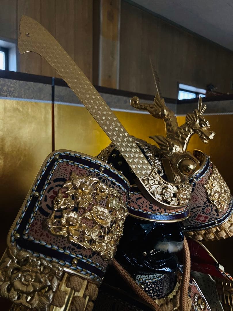 五月人形　鈴甲子雄山 大鎧 正絹１８号