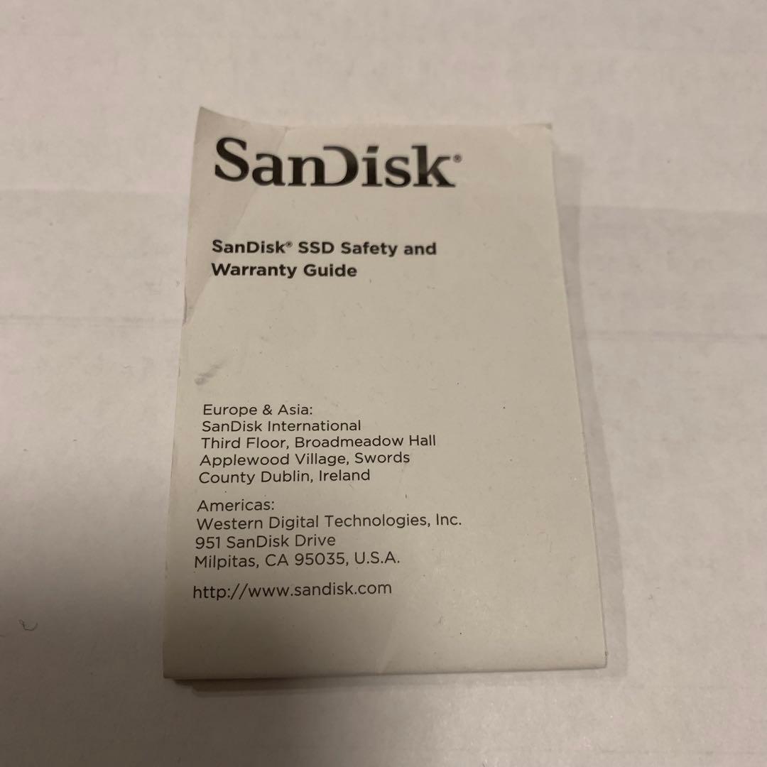 【新品・未開封】SanDisk エクストリーム ポータブル SSD - 2 TB