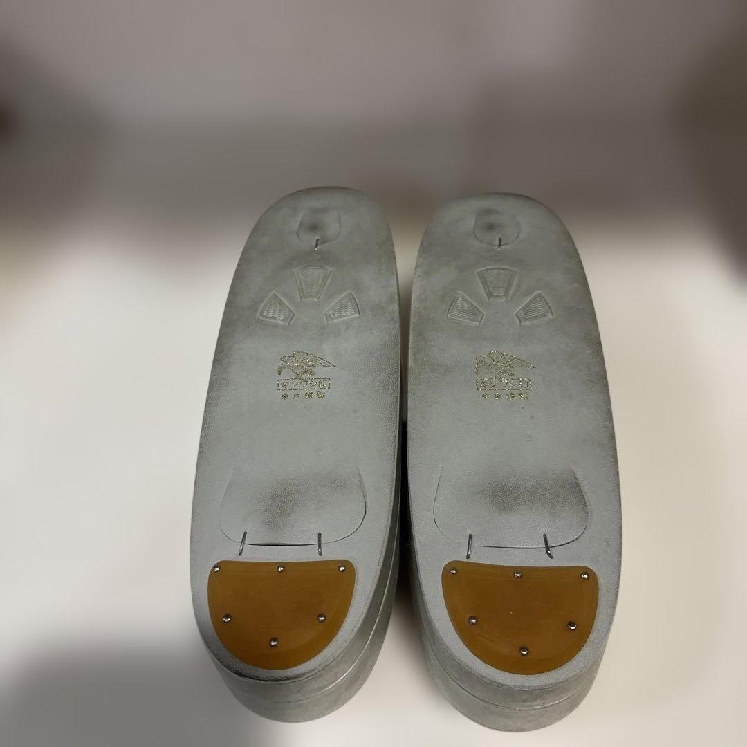 和装用バッグと草履セット シルバー　花柄　佐賀