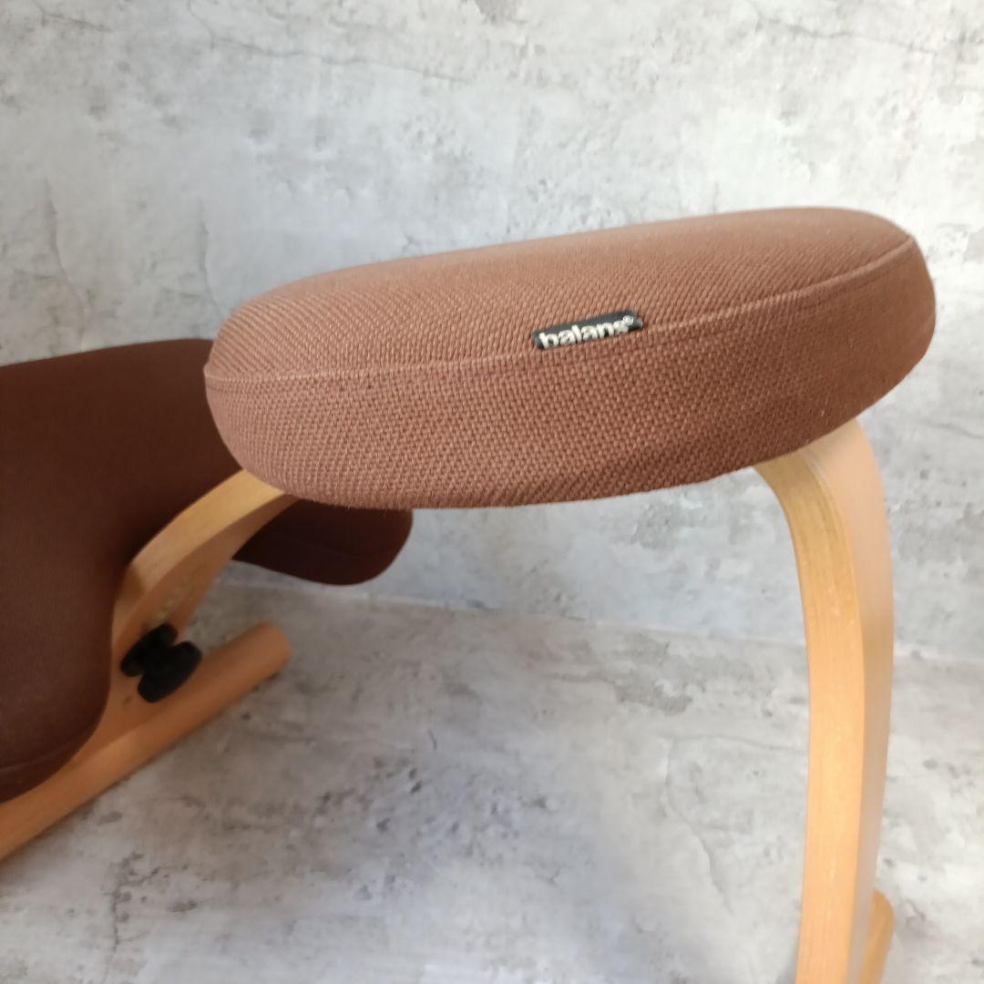 バランスイージー バランスチェア ブラウン 姿勢矯正 通常フレーム