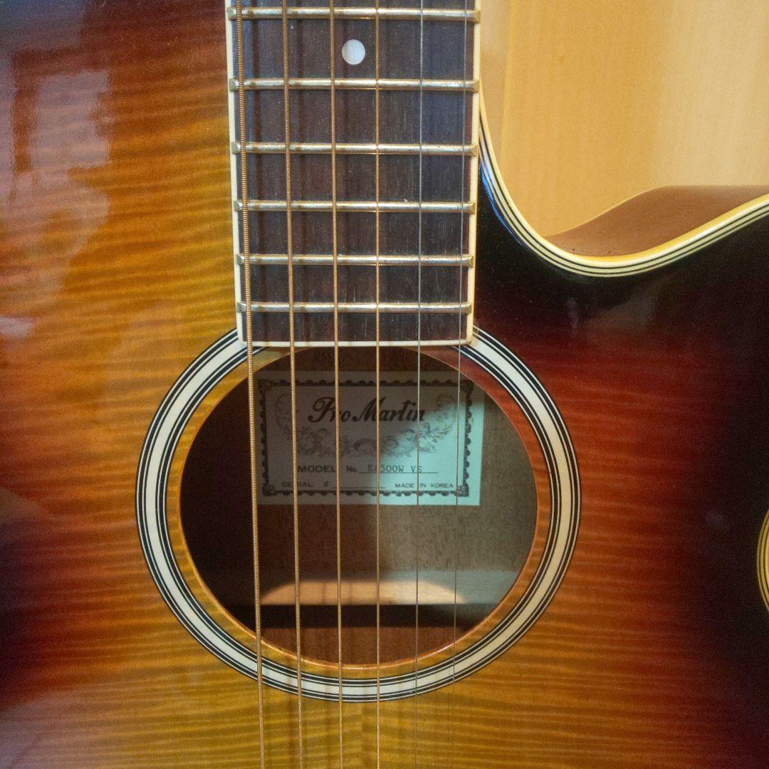 promartin ea500w vs エレアコ　ギター