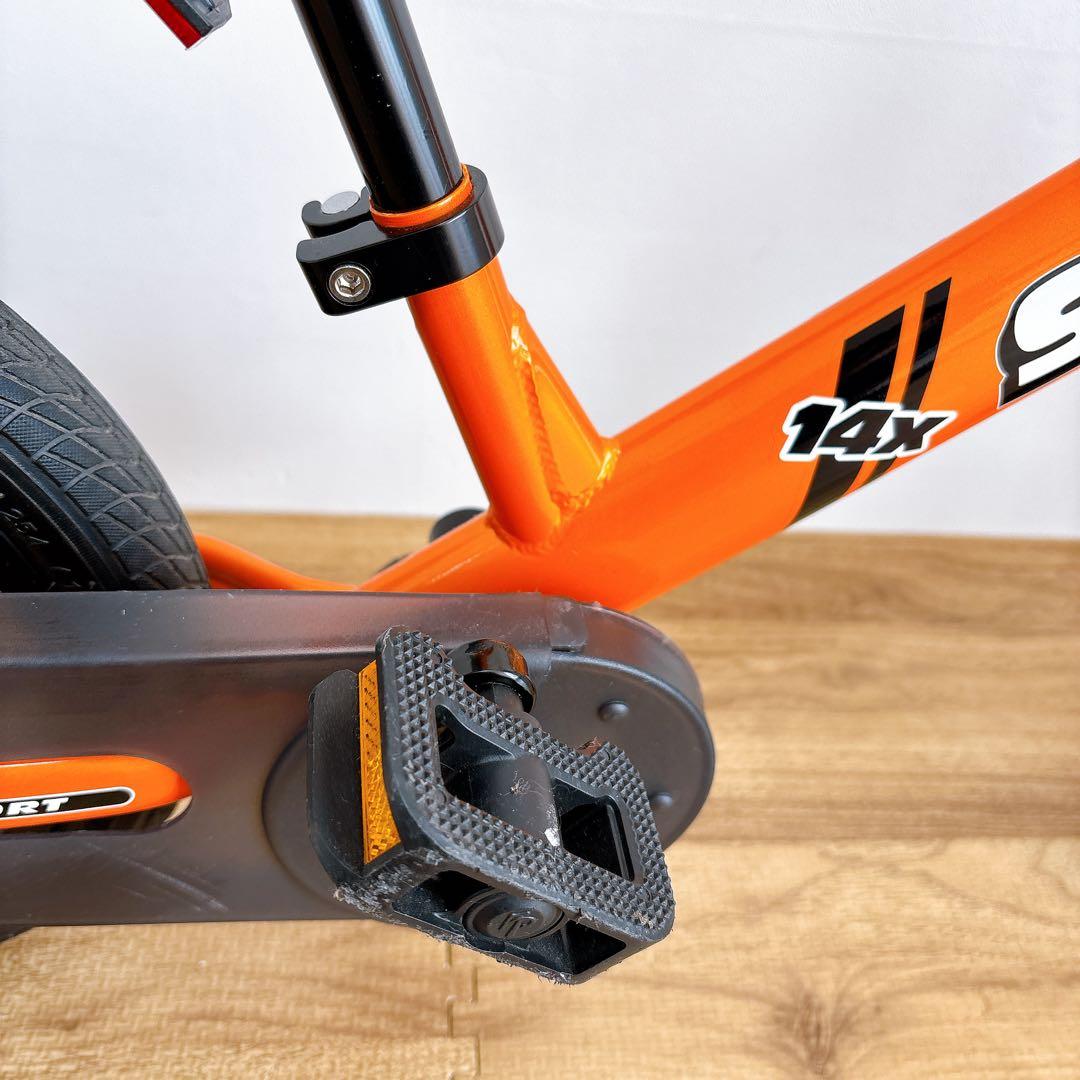 【美品　動作良好】ストライダー14X 子供用自転車 オレンジ　キックバイク