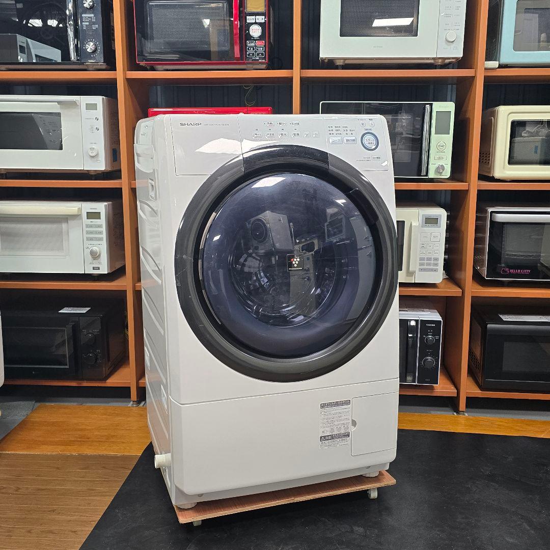 【完全分解洗浄済み】SHARP 7KG ドラム式洗濯機 2017年製