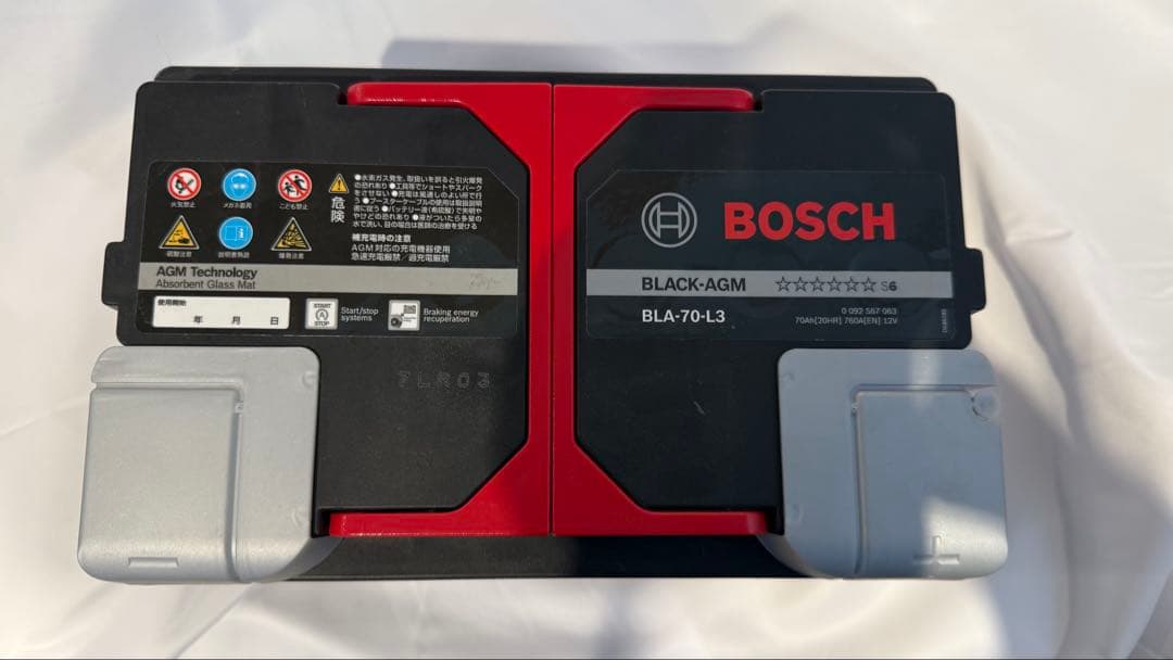 BOSCH 欧州車用 BLA-70-L3 バッテリー 70Ah ほぼ未使用