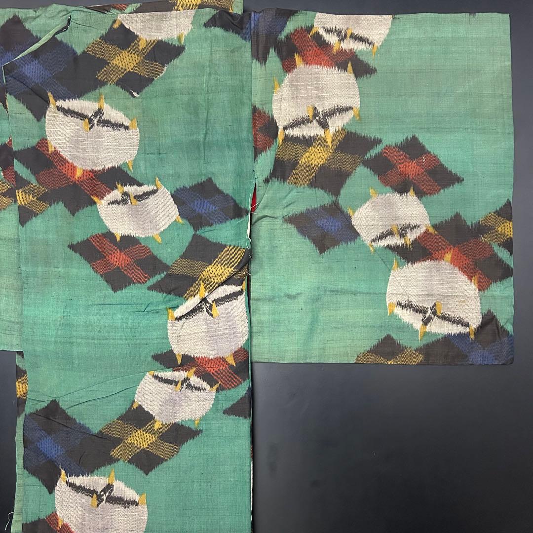 J-1 銘仙着物12枚おまとめ売り　材料正絹