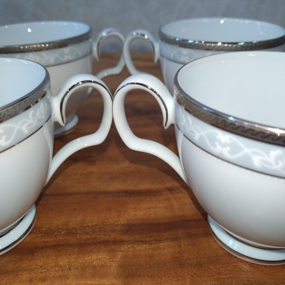 【定価6万円】美品　ノリタケ 食器 ハンプシャープラチナ20ｐｃディナーセット