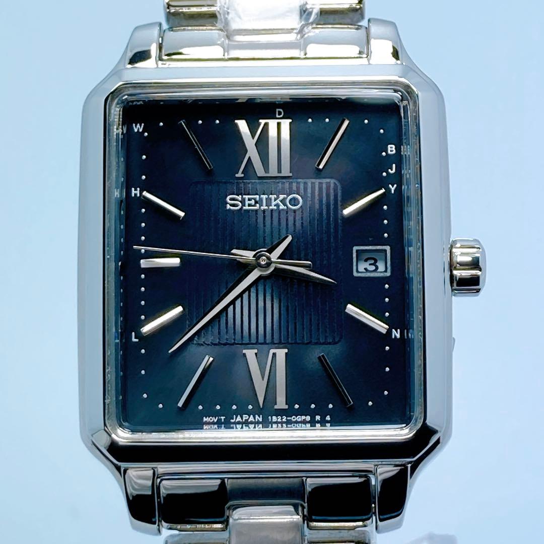 544 SEIKO セイコー 1B22-0CX0 ソーラー　デイト　腕時計