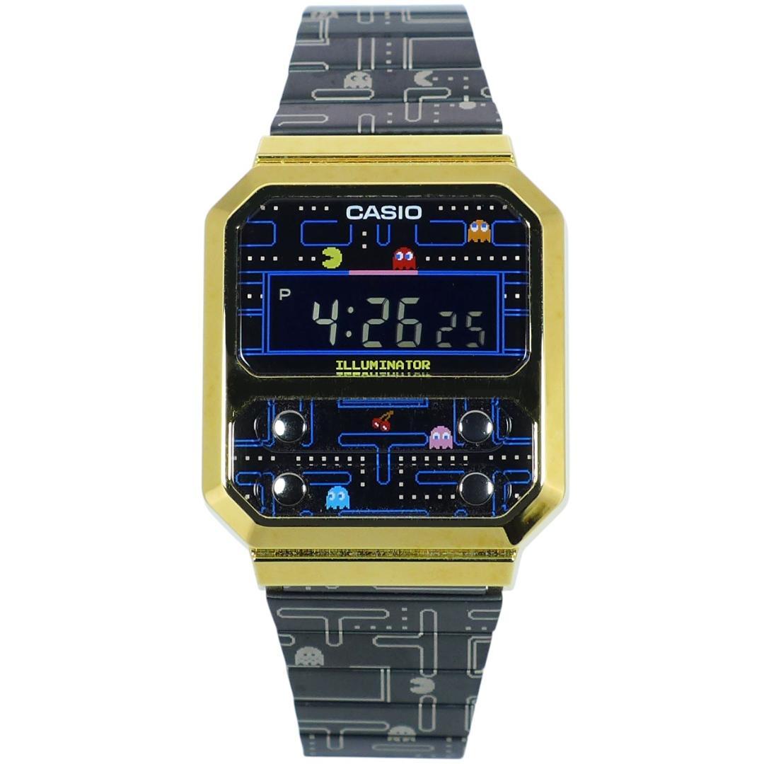 カシオ　パックマン　コラボレーション　 A100WEPC　レア　試着程度　美品