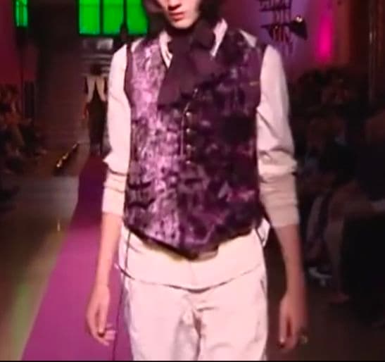 Number(N)ine ナンバーナイン 09'S ベルベットベスト ジレ 金釦