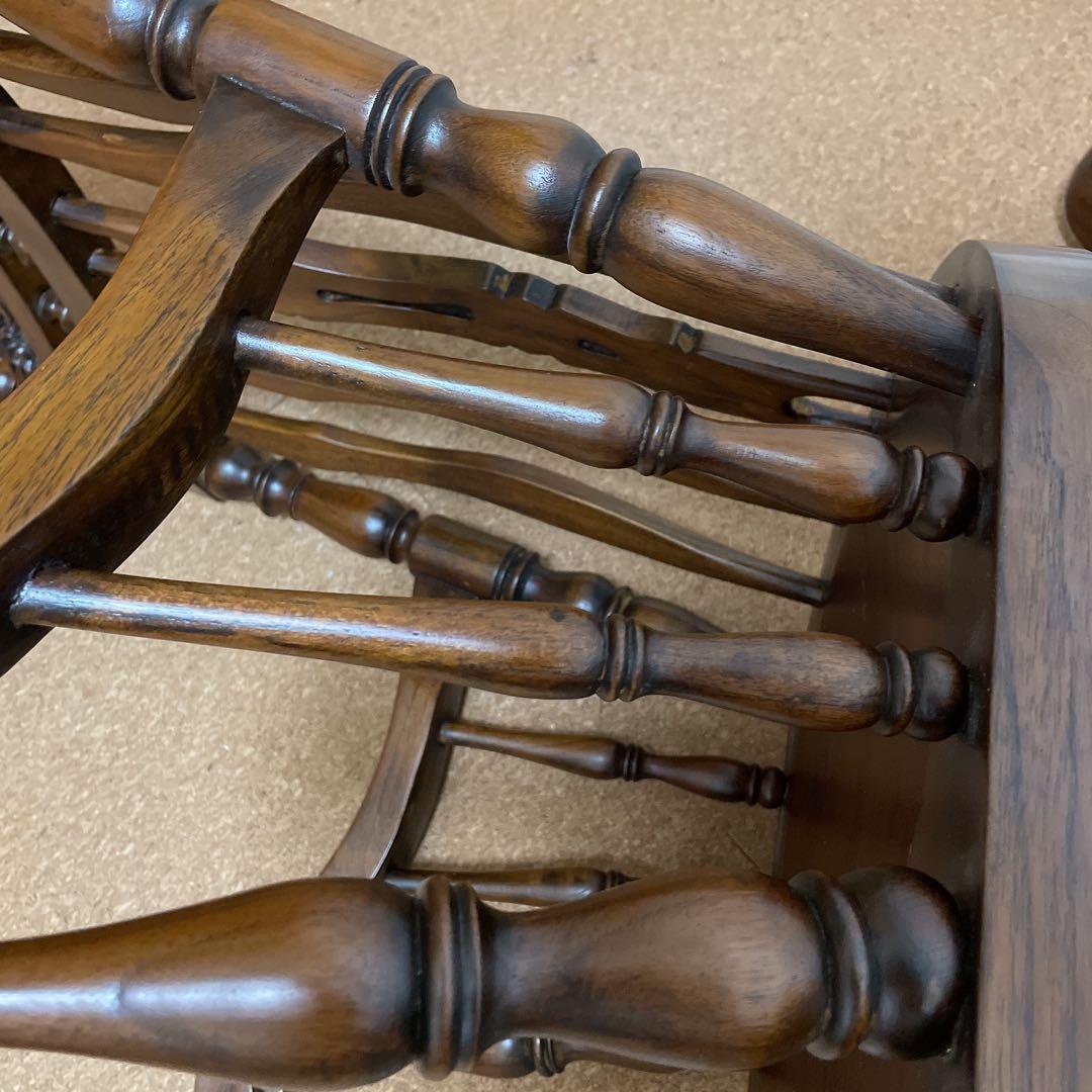 [レアサイズ] 子供用 アンティーク調 ロッキングチェア ビンテージ家具