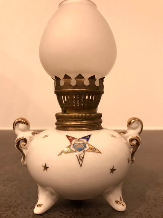 ⭐️超希少品　フリーメイソン　逆五芒星シンボル　ヴィンテージ　当時物オイルランプ⭐️