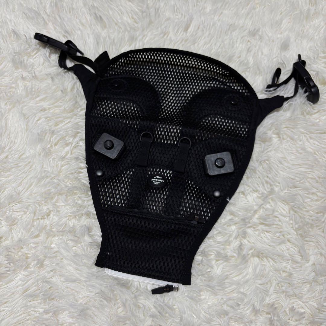 【 美品 】 AIRBUGGY エアバギー 抱っこ紐 ベビーキャリア ブラック