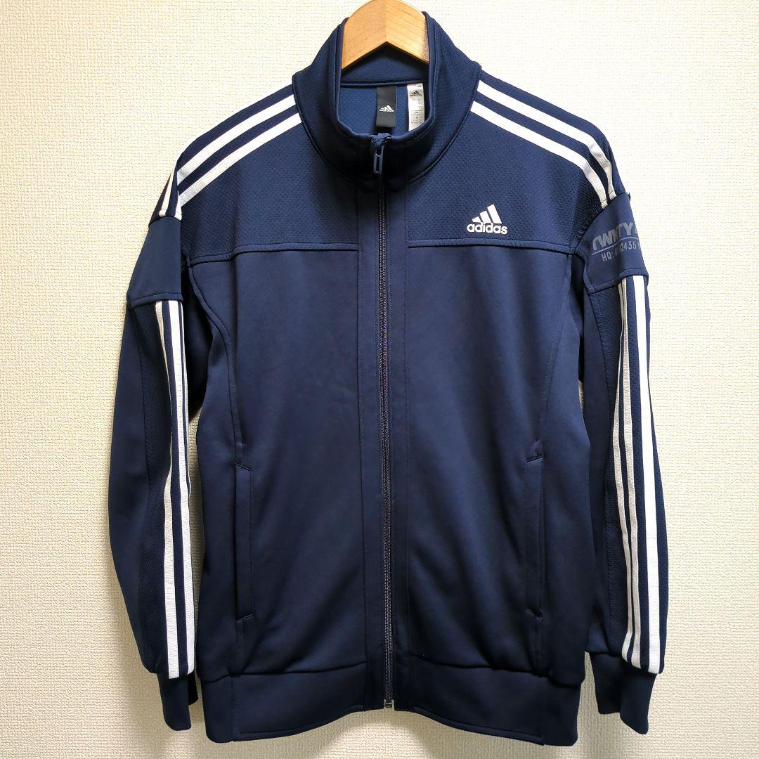 adidas アディダス ジャージ セットアップ ネイビー M