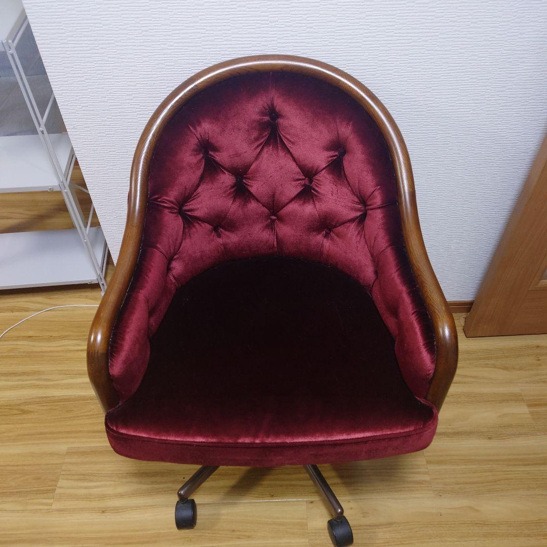 ★激レア★高級家具 カリモク ロココ調 クラシック チェスター 回転式