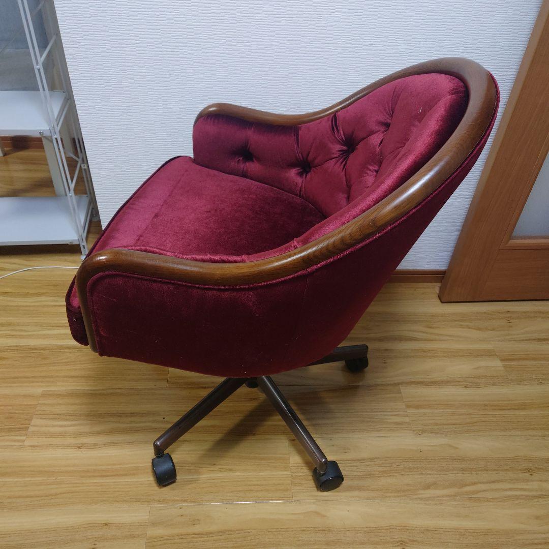 ★激レア★高級家具 カリモク ロココ調 クラシック チェスター 回転式