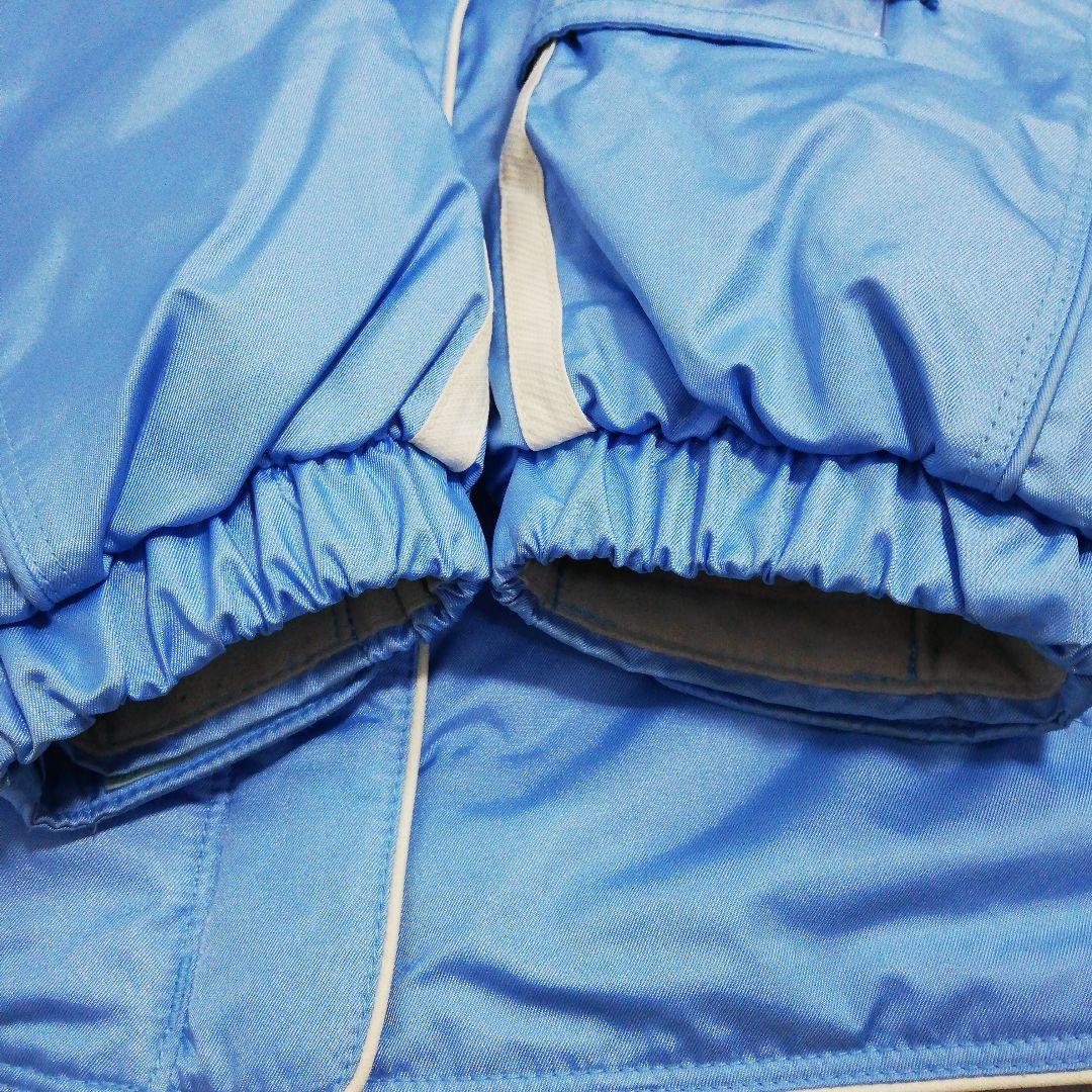 ミスフェニックス レディース スキーウェア ジャケット リフト券入れ L 水色