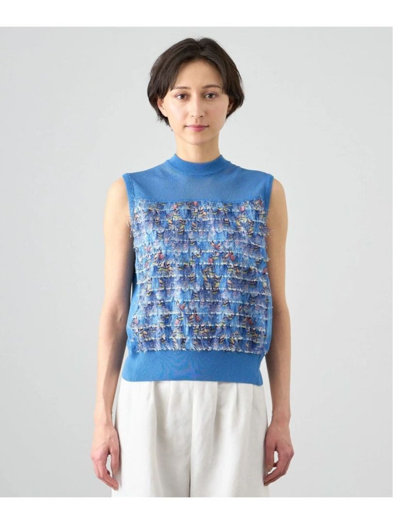 新品☆ANAYI フランジャプリントセットアップ/セオリー、23区、セルフォード