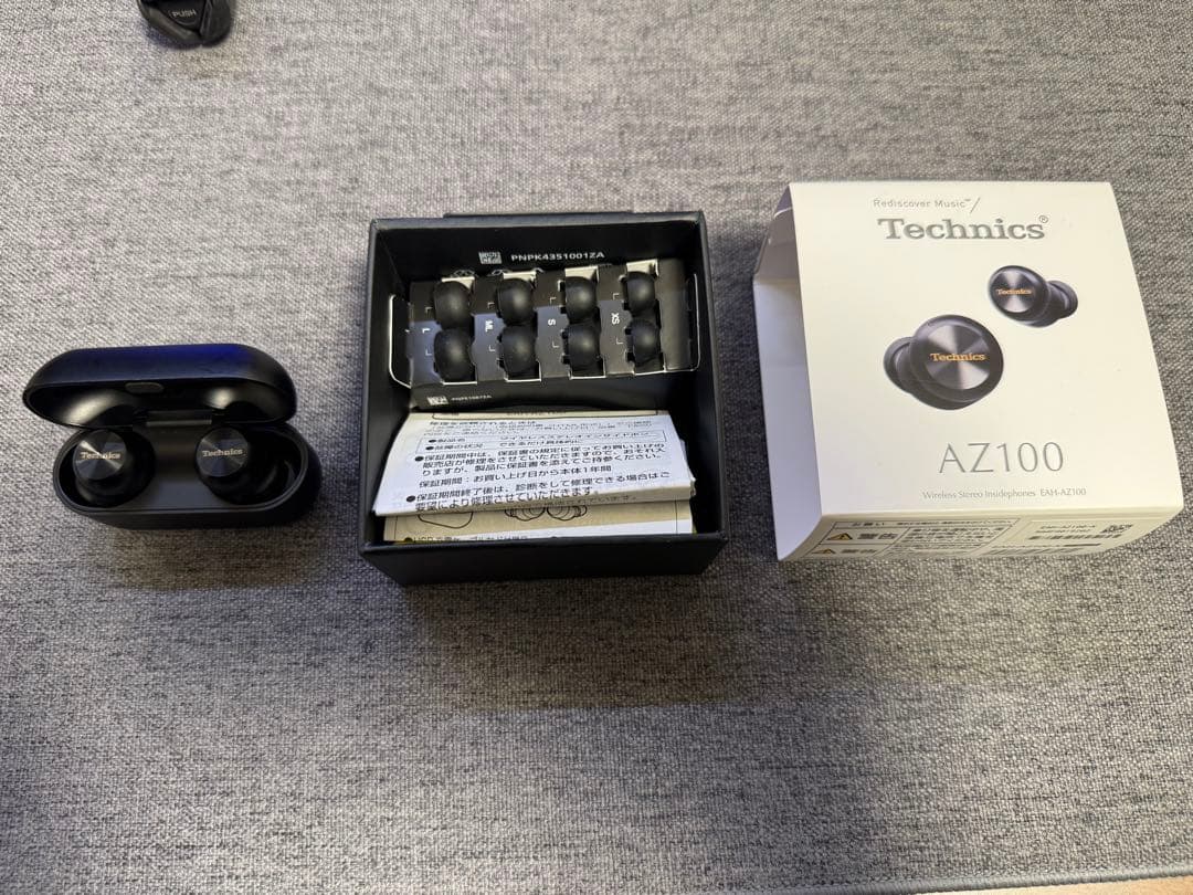 Technics ワイヤレスイヤホン ブラック　EAH-AZ100