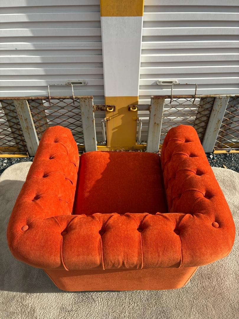 引取限定【美品】VINCENT ヴィンセント アンティーク調 1人掛けソファ