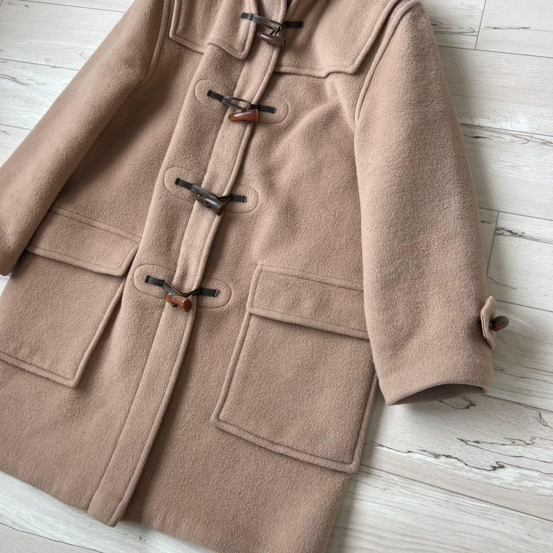 バーバリーロンドン　ノバチェック ロングダッフルコート　英国製　ダブルフェイス