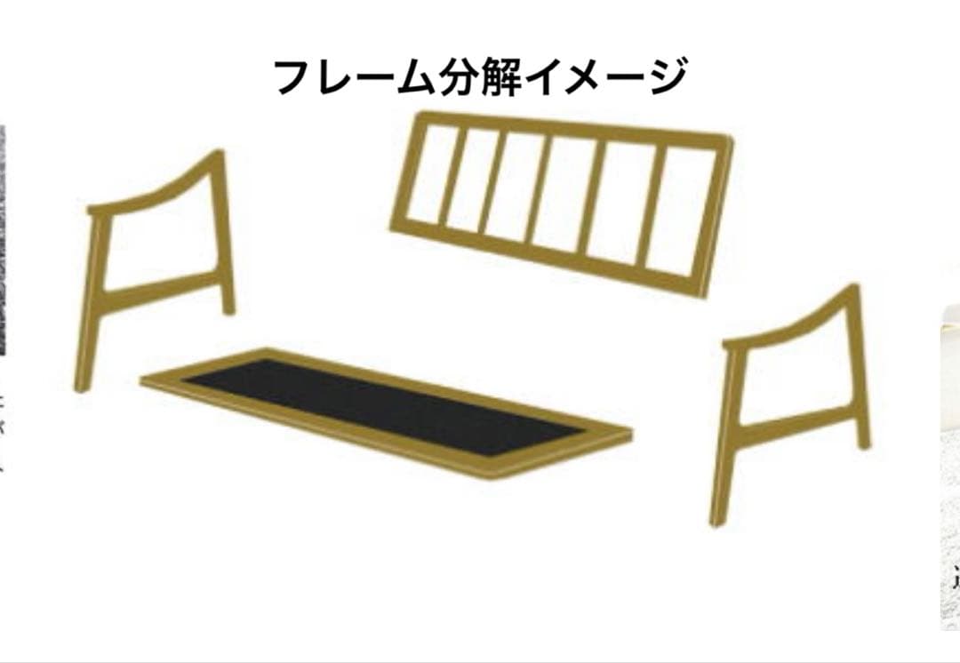 【週末セール】北欧　2.5人掛けファブリックソファ