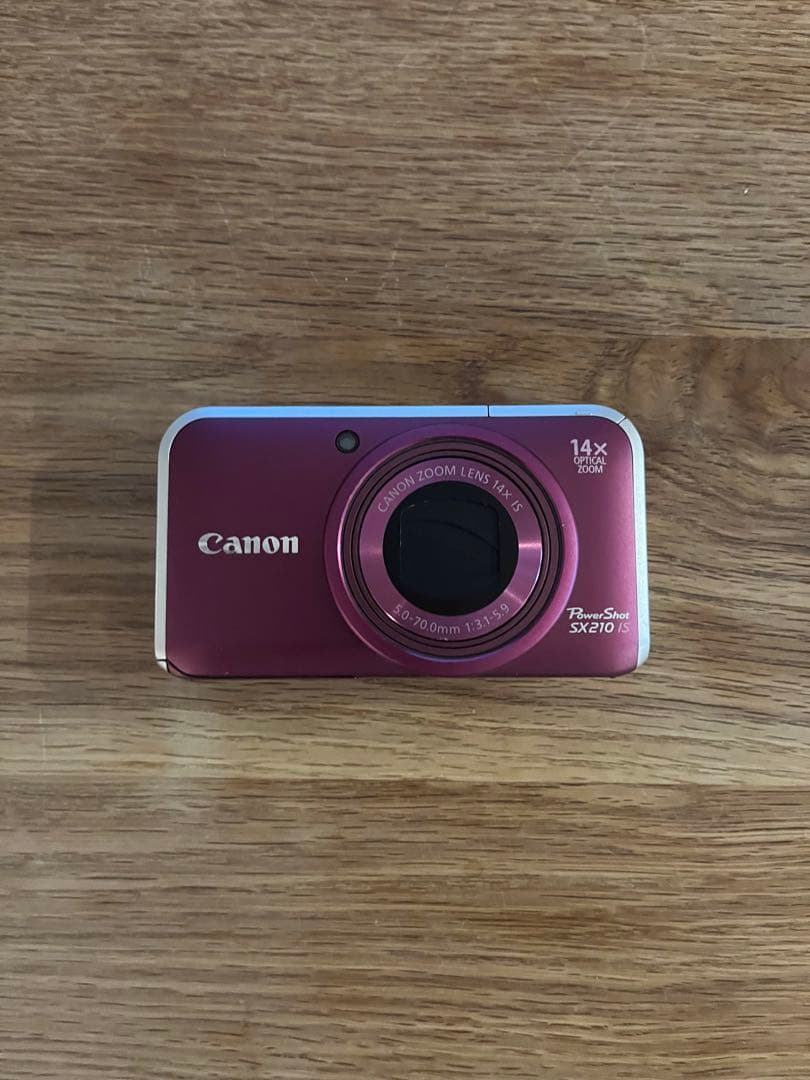 キャノン Canon PowerShot SX210 IS パープル 美品