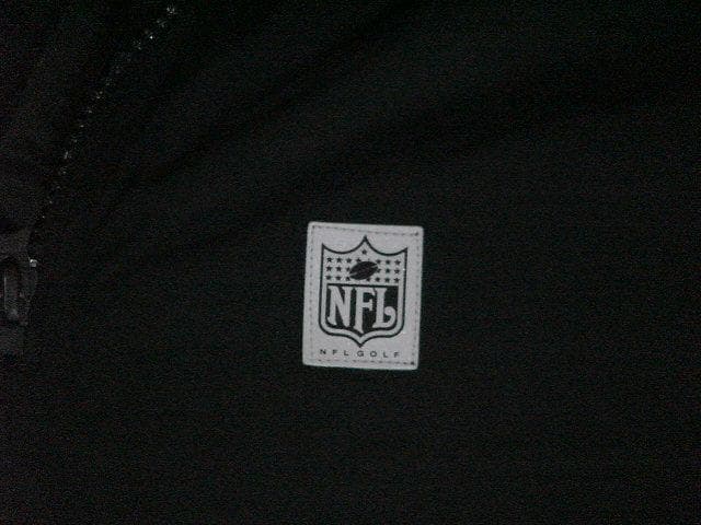 62652 NFL GOLF ジップアップジャケット　黒　サイズM