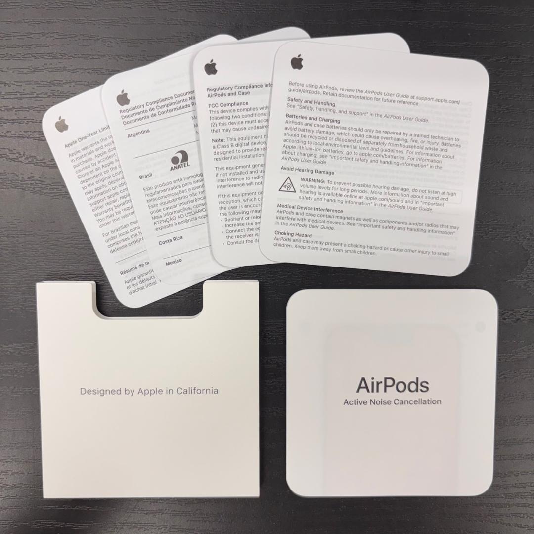 AirPods4 本体 ANC品 ホワイト 充電ケース付き ノイズキャンセリング