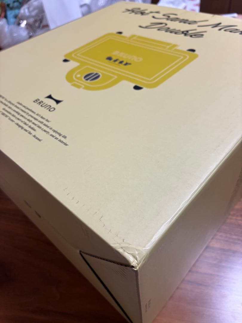 BRUNO ポケモンホットサンドメーカー ダブル　イエロー BOE132-YE