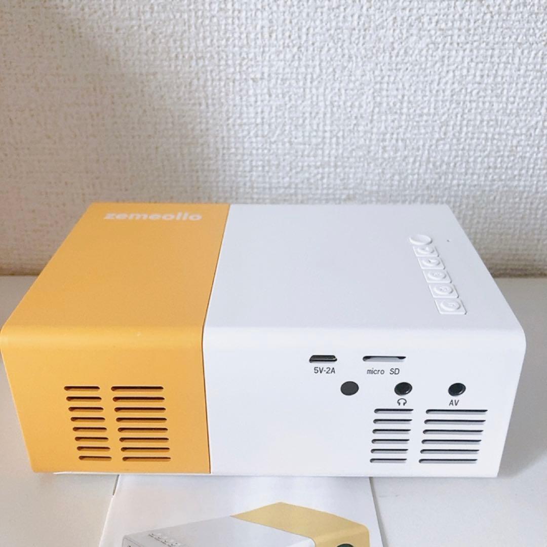 プロジェクター 小型 WiFi接続 5G/2.4G 家庭用 YG300 Pro