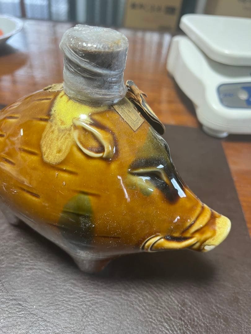 古酒　Suntory Old Whisky 干支ボトル　イノシシ