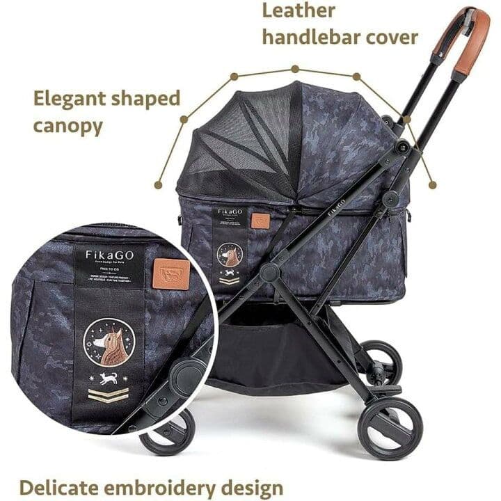 フィカゴ　ペットカート カモフラ柄