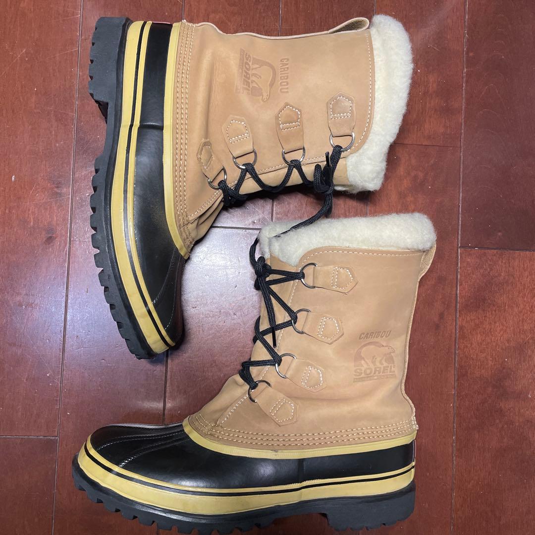 希少 90s 製 SOREL CARIBOU スノーブーツ 27cm