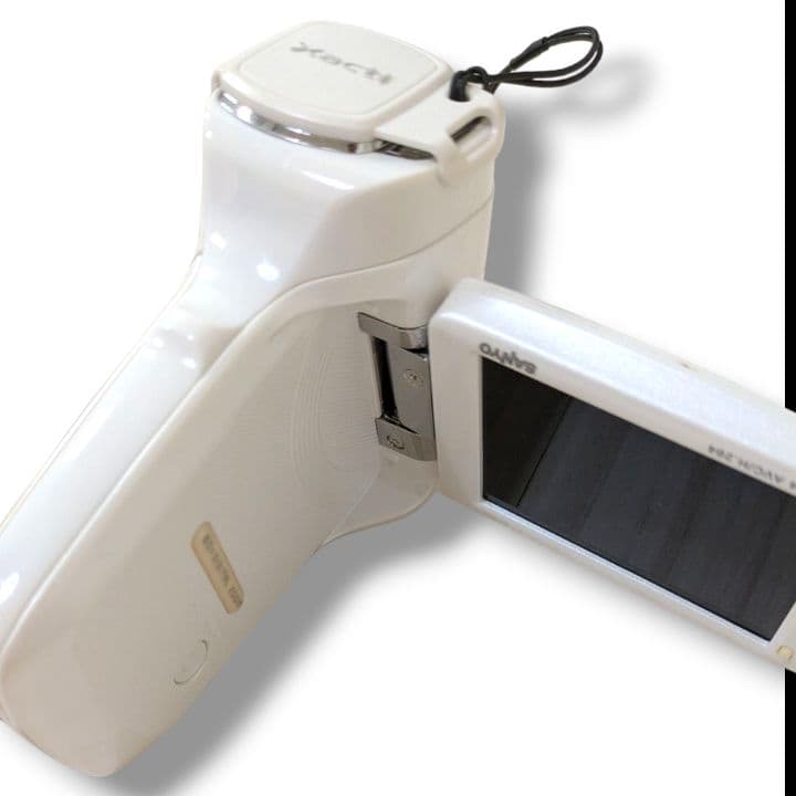 サンヨーホワイト SANYO Xacti DMX-CG9 ムービー ビデオカメラ