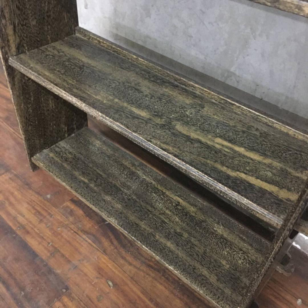 ヴィンテージ家具 くさびの本棚 5段 高さ約115㎝ 古道具 古家具