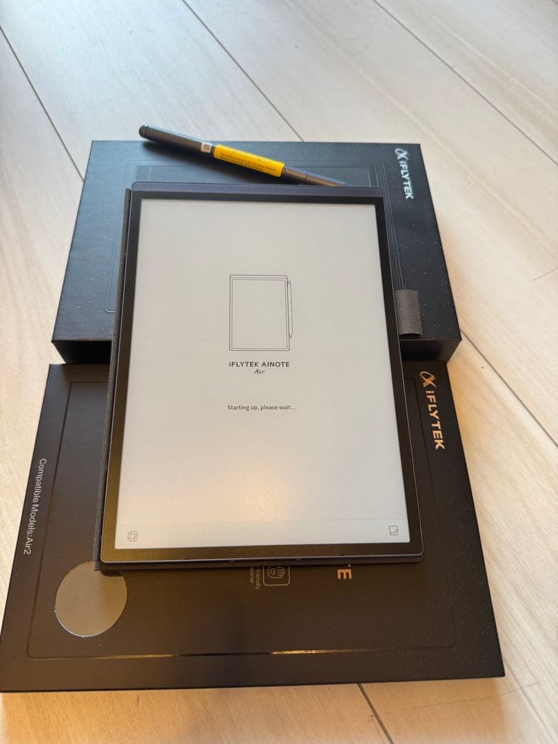 iFLYTEK AINOTE AIR2 +専用カバー(黒) [電子ペーパー]