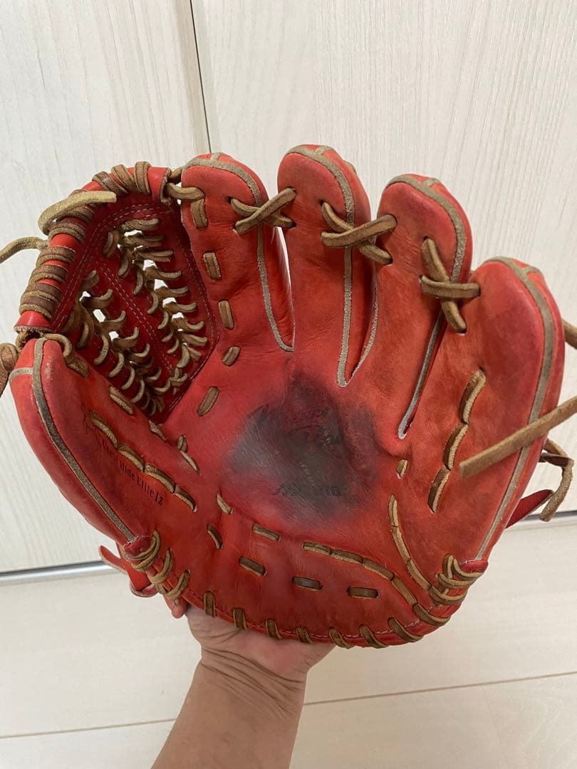 【即戦力・型良し】ミズノプロ 軟式 内野手用 日本製 即使用可