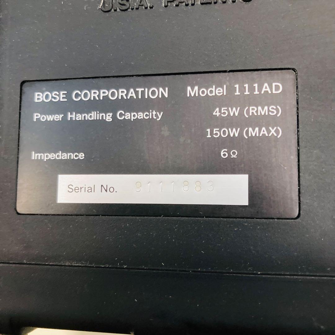 【良品】#682 Bose スピーカーペア 111AD 天井 壁 ブラケット付