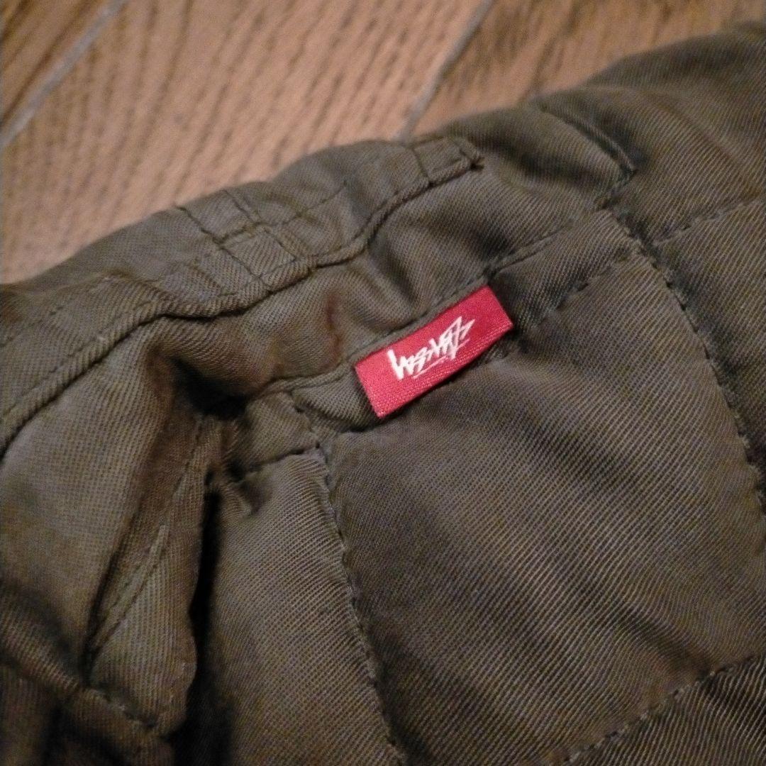 お値下げ STUSSY　総柄　リバーシブル　キルト　ブルゾン　ジャケット　M