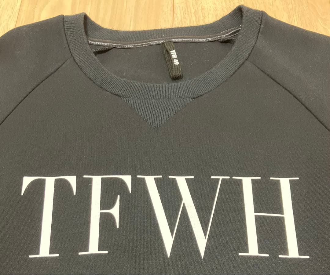 【美品】TFW49 ティーエフダブリューフォーティーナイン　スウェット4 黒