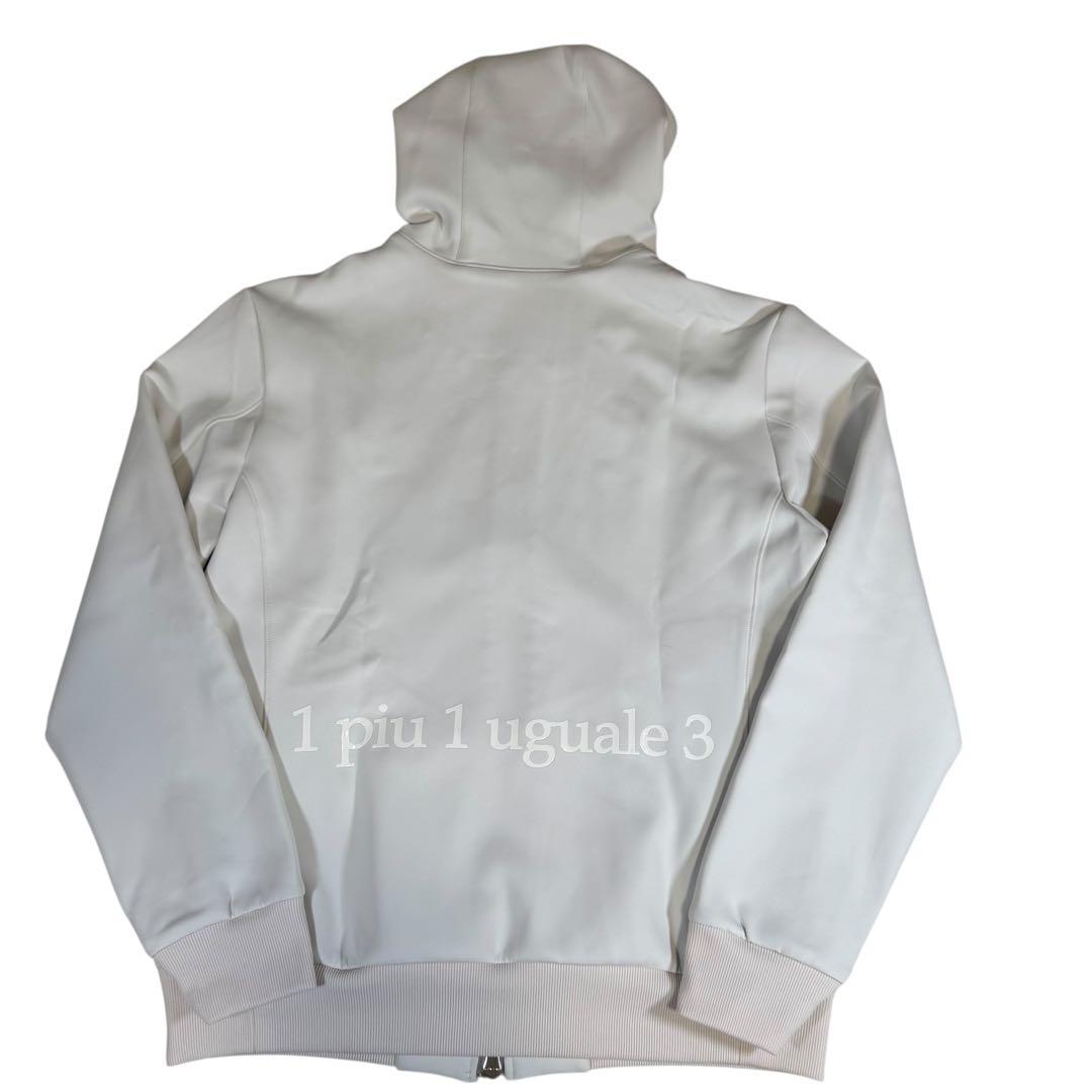 【美品】1piu1uguale3/バックロゴパーカー&リブパンツ/オフホワイト5