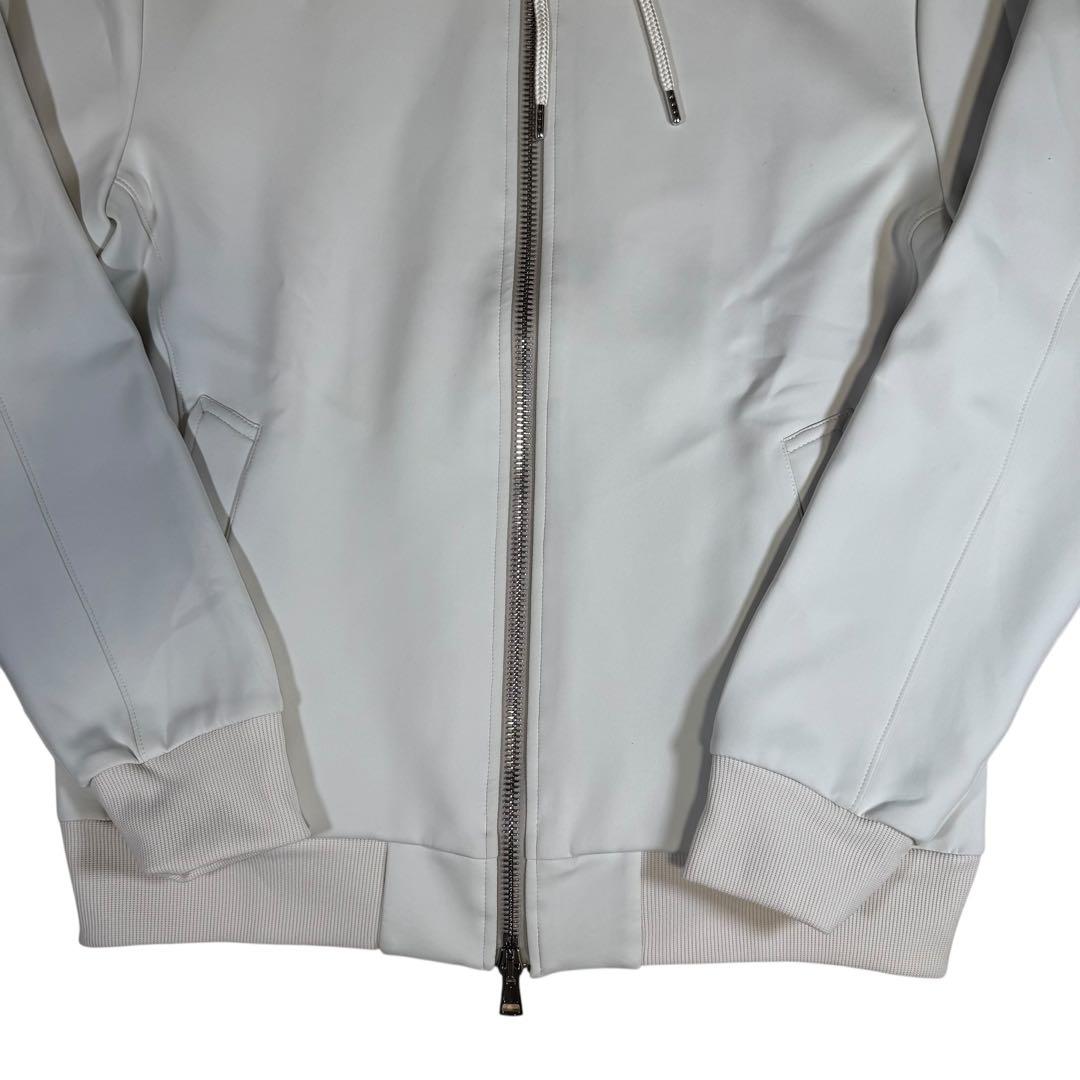 【美品】1piu1uguale3/バックロゴパーカー&リブパンツ/オフホワイト5