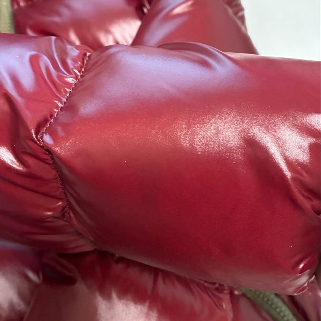 DUVETIKA デュベティカ　46 バーガンディ フード付きダウンジャケット