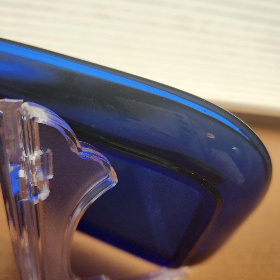 カイ・フランク　チークトレイ　スクエア　ブルー　プレート　三枚セット