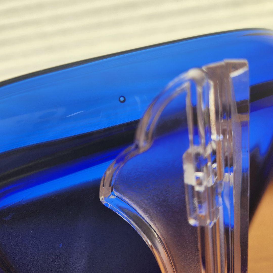 カイ・フランク　チークトレイ　スクエア　ブルー　プレート　三枚セット