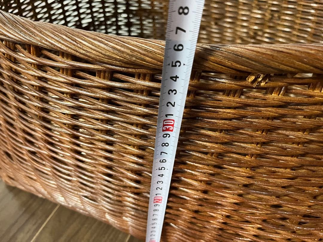 大きいかご　3点セット　籐のかご　ラタン