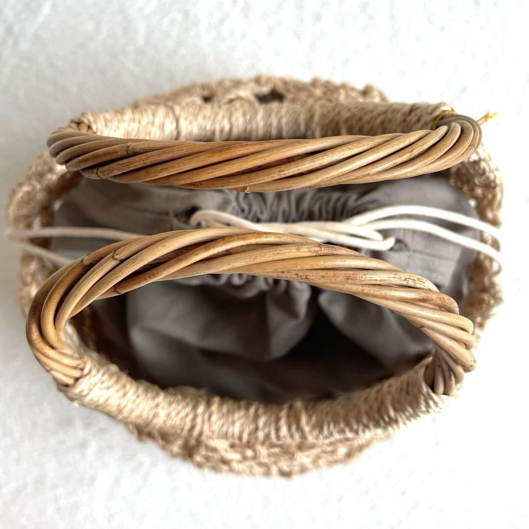 新品タグ付き☆ヴィオラドーロ カゴバッグ アパカ アラログ