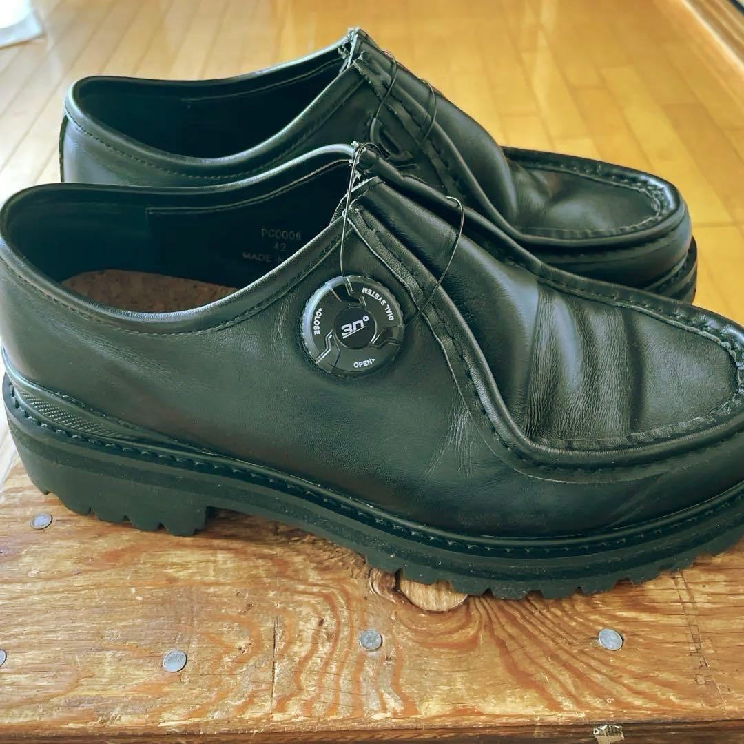 靴 PG Steven Alan 42 KNOCK black leather